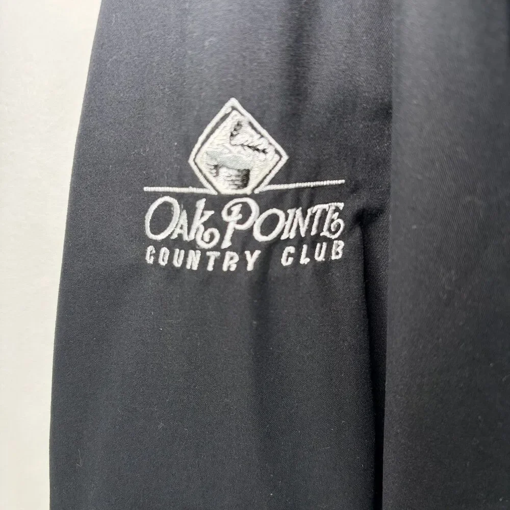 Adidas Climashell Wind 1/4 Zip Pullover Windbreaker Golf Jacket Mens XL Black